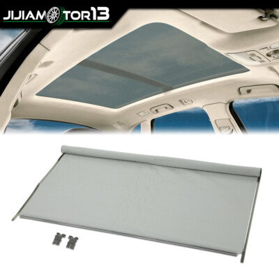 Fit For Audi Q5 VW Sharan Tiguan Golf Sunroof Sunshade Gray w/ Clip 1K9877307B 