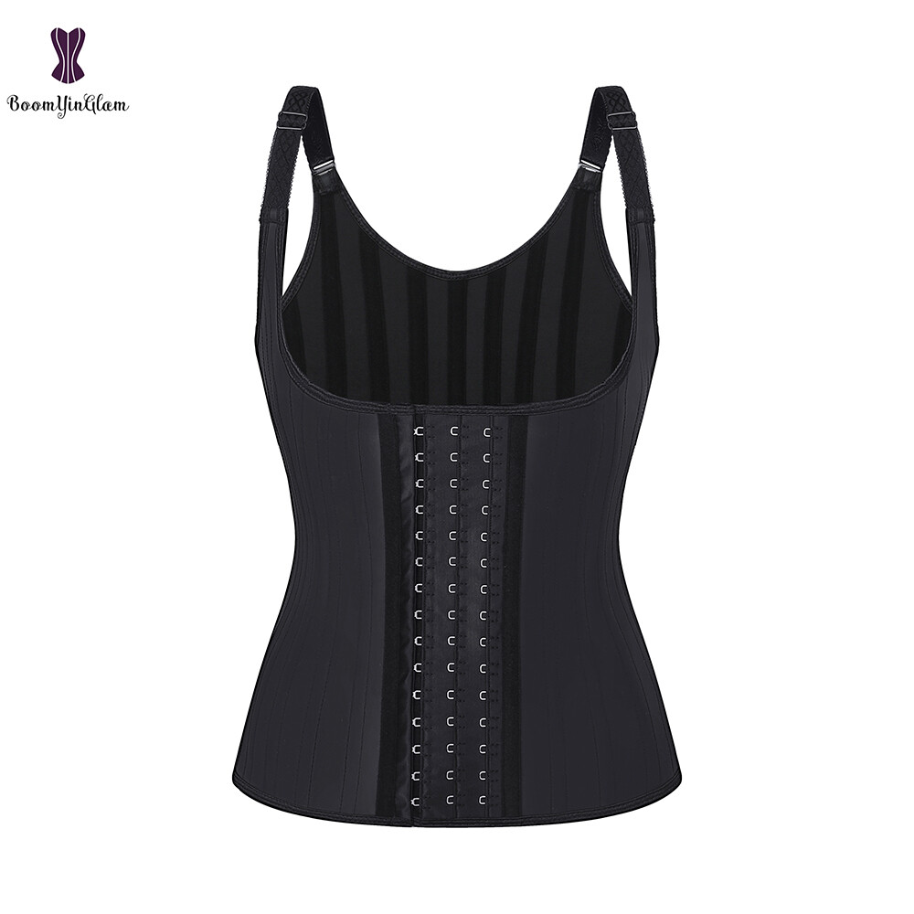 25 steel bone latex waist trainer