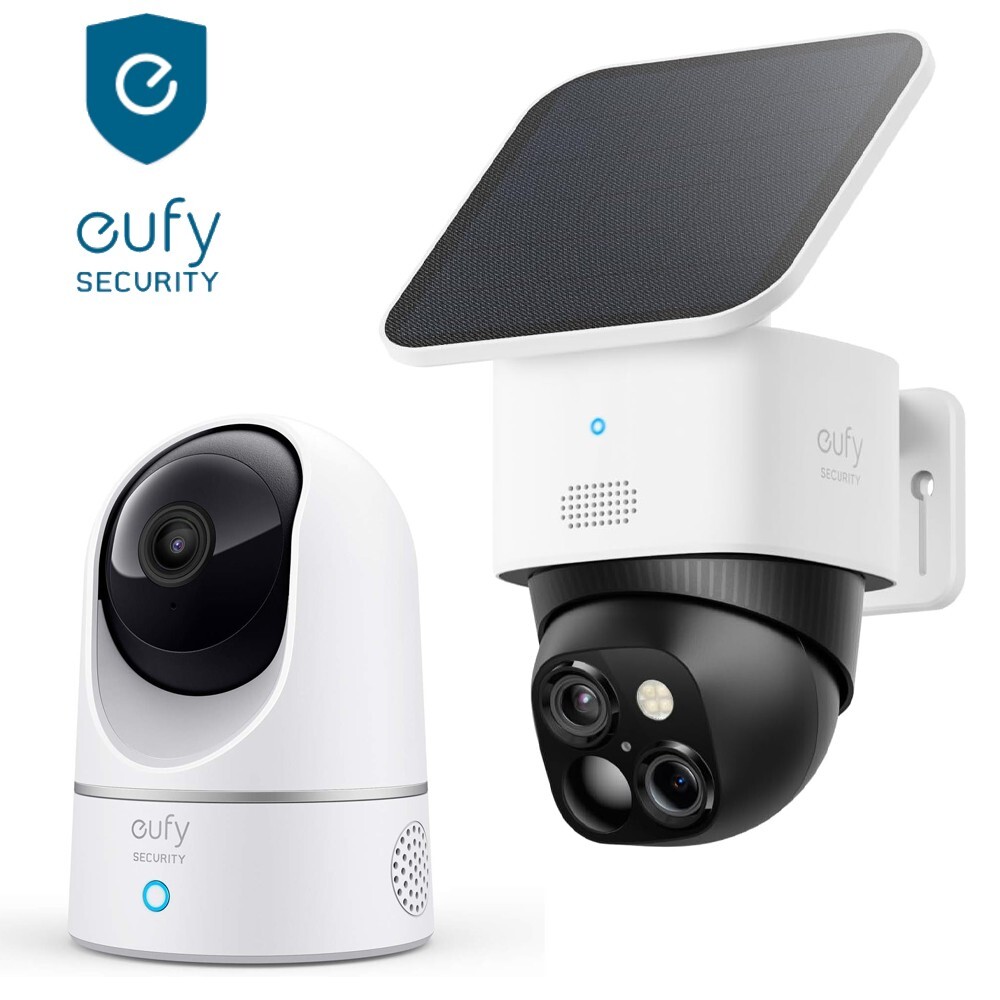 3台セット Anker Eufy IndoorCam 2K Pan & Till eufy by Anker eufyCam 3 (2-Cam Kit) Wireless home security