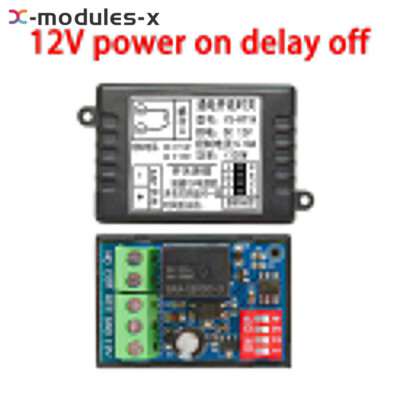 DC12V Car Time Delay Relay Module Trigger Delay On/Off Switch Module -20  to 70 