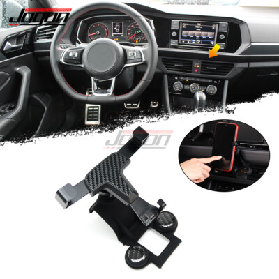 Car Gravity Cell Phone Holder GPS Air Vent Clip Mount For VW Jetta MK7 2019-2021