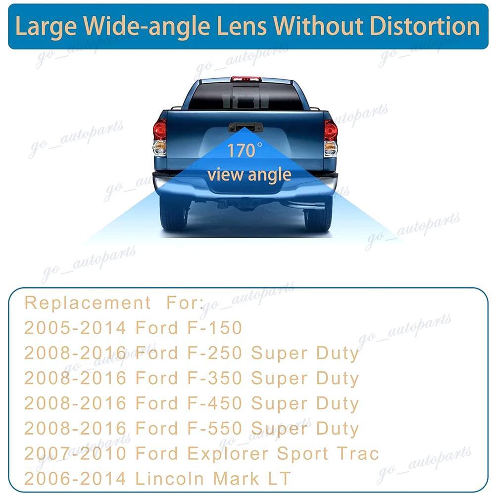 Rear View Backup Camera & Tailgate Handle Set for Ford F150/F250/F350/F450 04-16