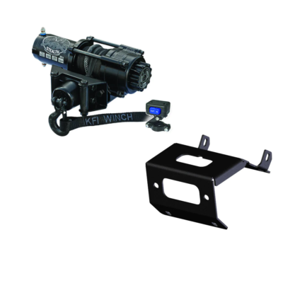 Honda Rancher TRX420 FE SE25 Stealth 2500 lb Synthetic Rope Winch kit by KFI
