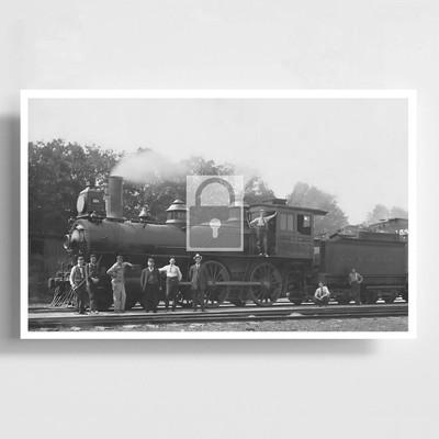 Lackawanna DL&W Train Locomotive Syracuse New York NY Reprint Postcard