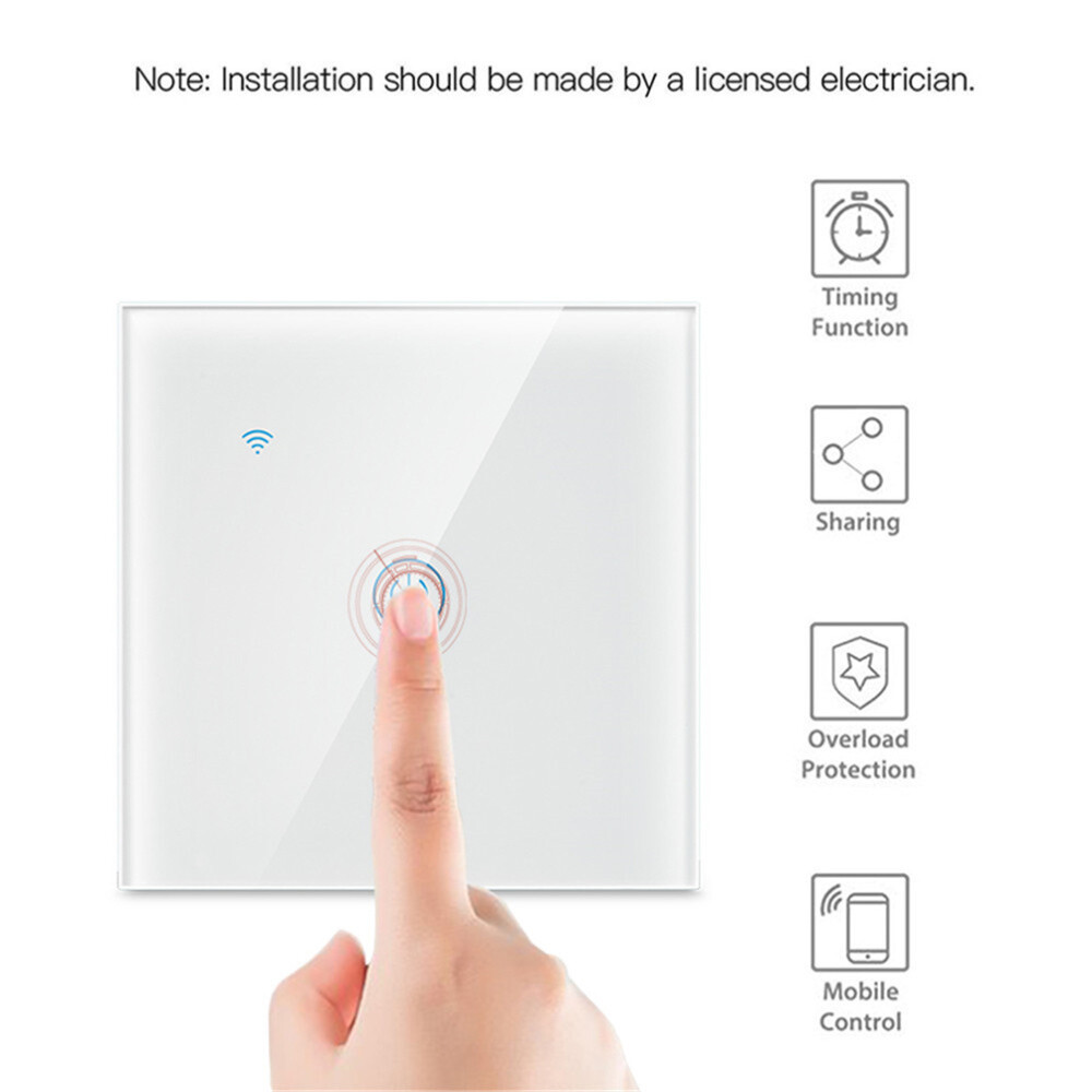 Smart Home Touch Lichtschalter WiFi APP Wandschalter für ...