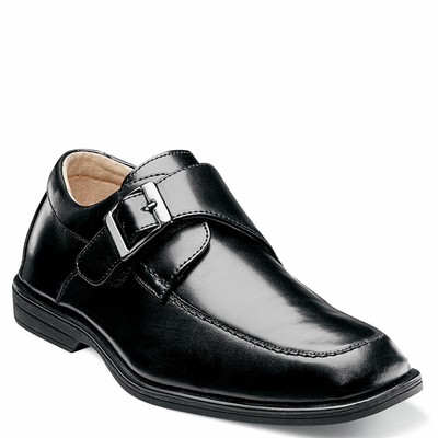 

Florsheim представляет подростковые слипоны для мальчиков Monk Jr., Черный
