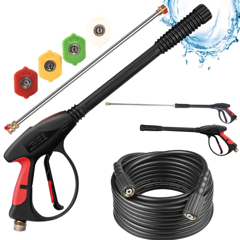 High Pressure 4000PSI Car Power Washer Gun Spray Wand Lance 