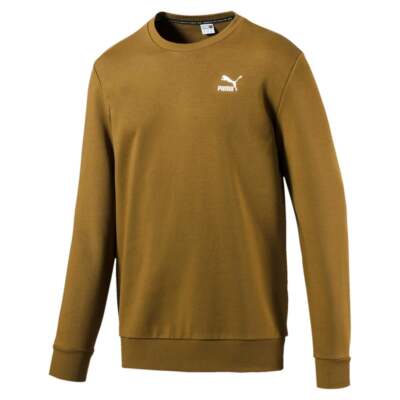 Толстовка мужская зеленая Puma Trend Graphic Crew Neck 596872-31