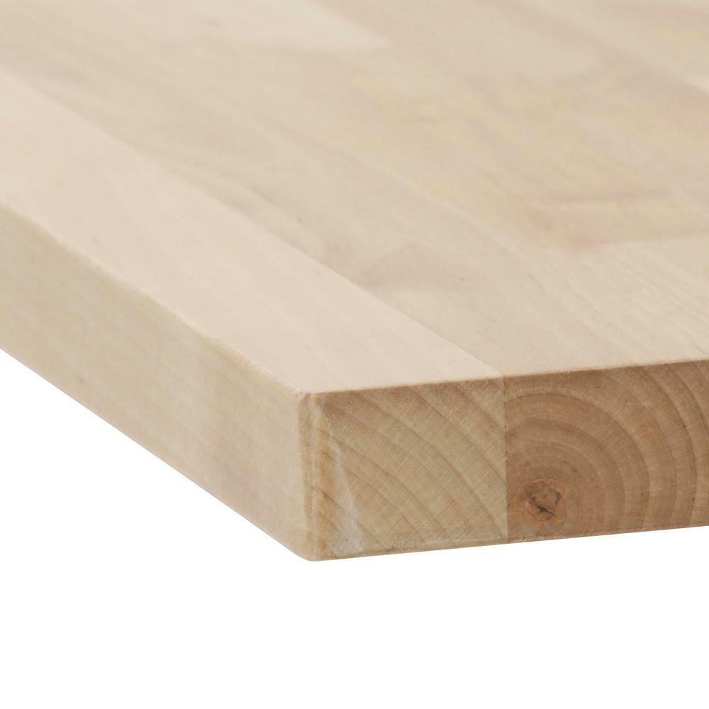 Quick Bench 4 ft. Folding Workbench UV Finish Wall Mountable Hardwood