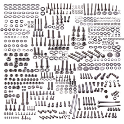659Pc ATV Polished Stainless Steel Bolt Kit For Yamaha Banshee 350 YFZ350 2006