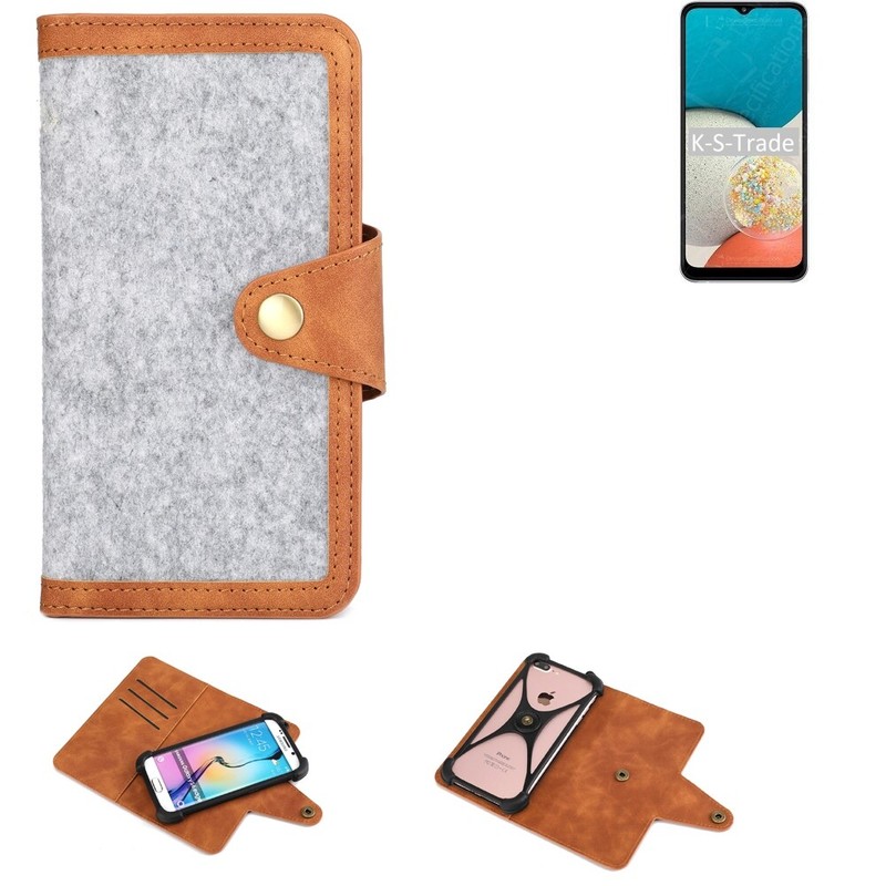 Housse Pour Samsung Galaxy Wide5 Couverture De TÃ©LÃ©Phone Gris Clair