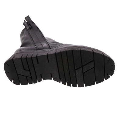 Pre-owned All Black Lester Lugg Bootie Women's Boot
