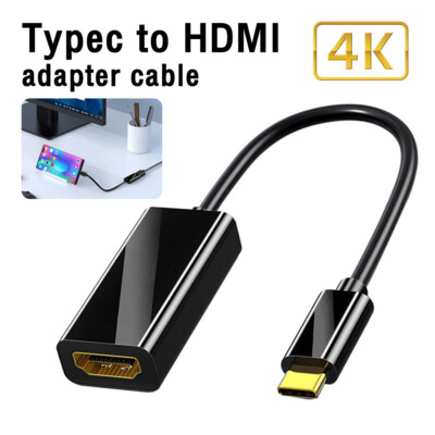 USB C Type C To HDMI Cable TV AV Adapter Mobile Phone Tablet HDTV For Android US