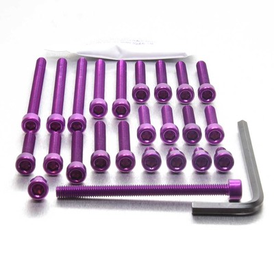 Kawasaki ZX400C Race Spec Red Fastener Kit | eBay