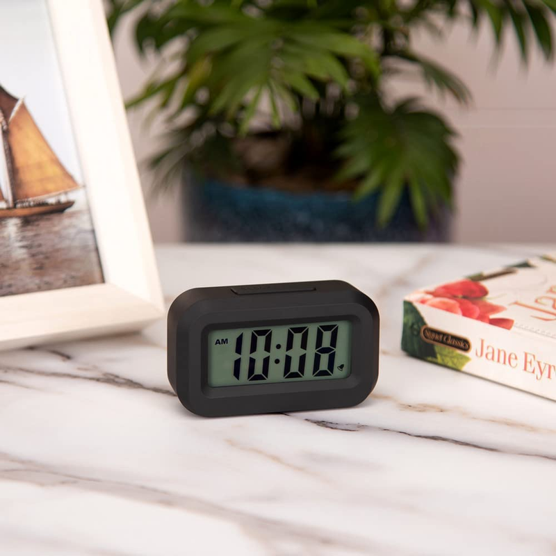 Small Digital Alarm Clock,Simple Operation,Easy to Read,Ascending Alarm,12/24Hr,