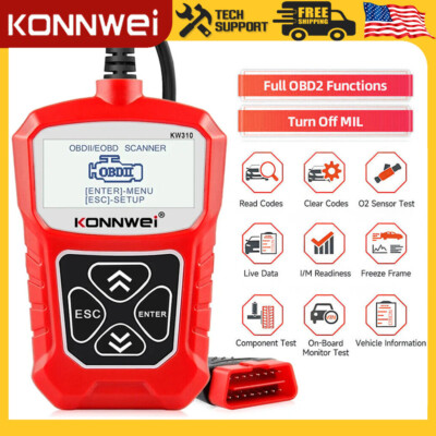 2024 Automotive OBD2 Scanner OBD Code Reader Car Check Engine Fault Diagnostic