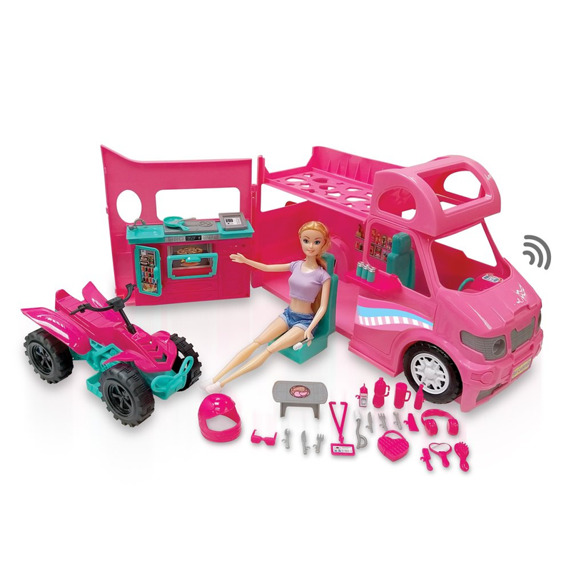 DOLL VAN CAMPER  with 11.5