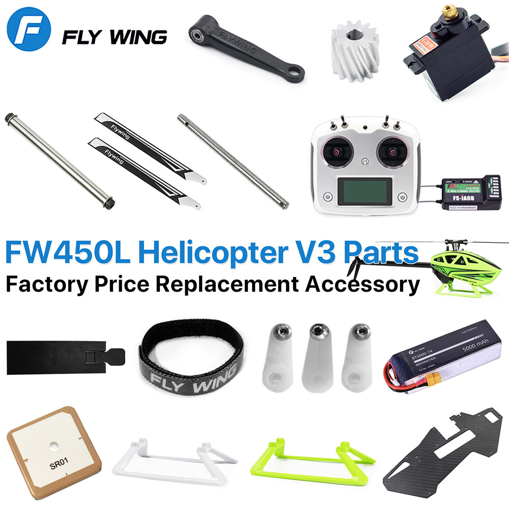 Fly Wing FW450L V3 RC Helicopter Parts Battery Motor ESC Ser