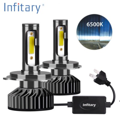 For Citroen Berlingo   2 X Infitary H4 LED headlight bulbs 6500k  White