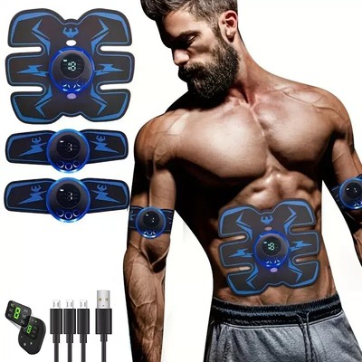 EMS Abdominal Muscle Toning Trainer ABS Stimulator Toner Fitness Binder Gym Belt