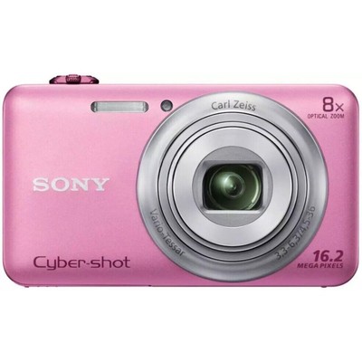 索尼 Cyber Shot DSC-WX60 1620 万像素 8 倍紧凑型数码相机 - 90% 全新-粉色
