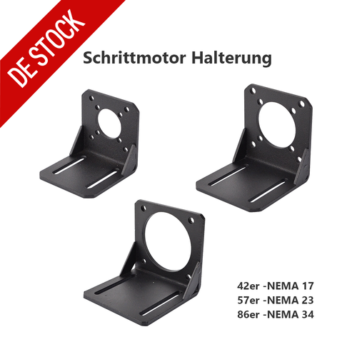Schrittmotor Halterung Alloy Steel for NEMA 17 / 23 / 34 / CNC 3D Drucker