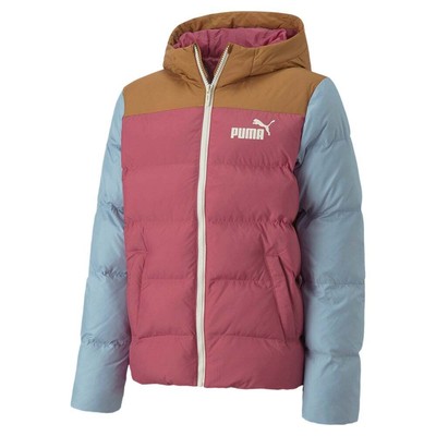 

Puma Colourblock Polyball Hooded Full Zip Jacket Молодежные девушки Розовые пальто Куртки, Розовый, Puma Colourblock Polyball Hooded Full Zip Jacket Youth