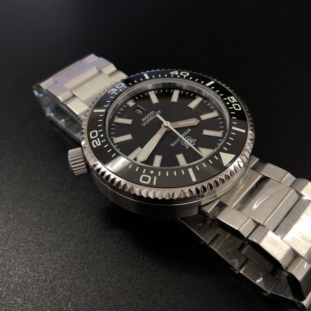 Pre-owned Steeldive Men Diving Watch Automatic Wristwatch Diver 1000m Waterproof Luminous