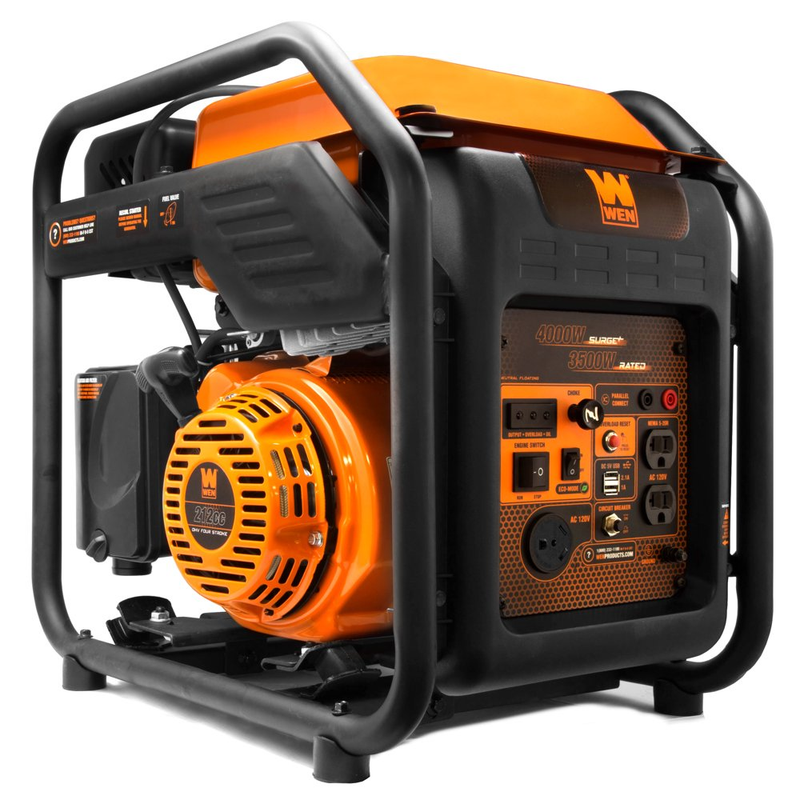 Generator Inverter Portable Quiet CARB Compliant Open Frame RV-Ready 4000-Watt
