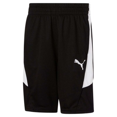 

Шорты Puma Core Pack из полиэфира с интерлоком, повседневные спортивные штаны для мальчиков, размер, Черный, Puma Core Pack Poly Interlock Shorts Youth