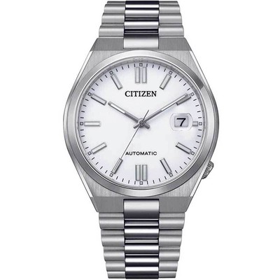 Pre-owned Citizen Nj0150-81a Automatic White Dial Stainless Steel Tsuyosa Sapphire