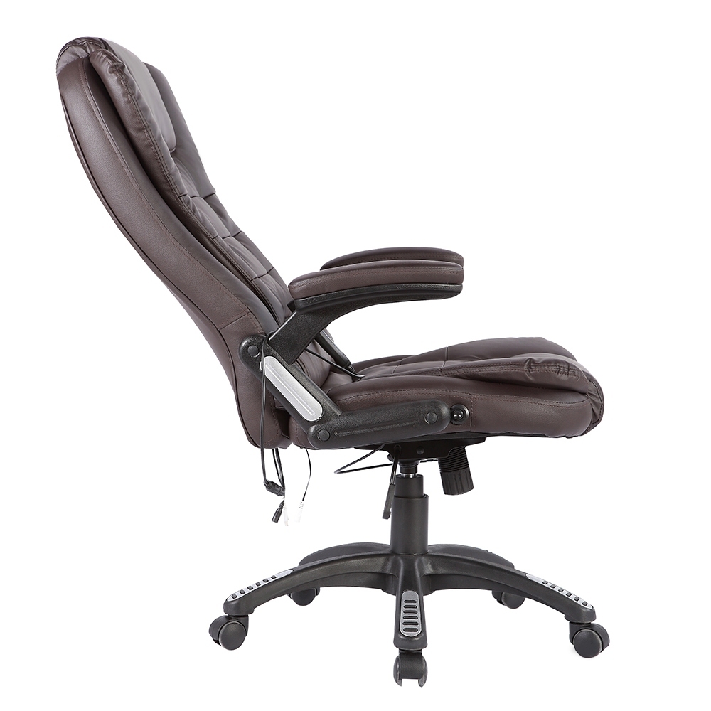 Executive Ergonomic Massage Chair Heated Vibrating ...