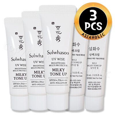 Sulwhasoo UV Wise Brightening Multi Protector No.2 Milky Tone Up 10ml x 3pcs