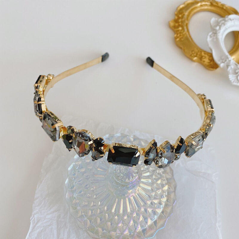 Baroque Full Rhinestone Hairband Crystal Headband Women Hair Accessories UK