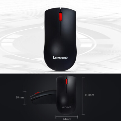 Lenovo M120 Pro Wireless Mouse USB Optical 2.4Ghz Optical Mice Office Home F9I6