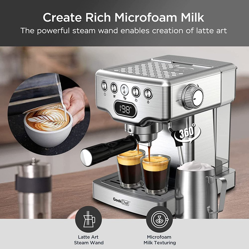 Milk Frother Wand Stainless Steel