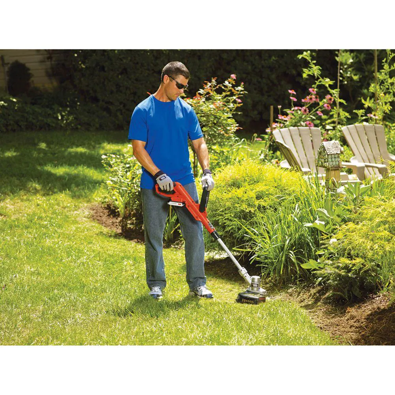 BLACK+DECKER Electric String Grass Trimmer Cordless Lawn Edger Weed Eater Wacker