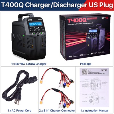 SKYRC T400Q Lipo Battery Balance Charger/Discharger RC Universal Battery Charger