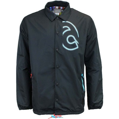 

Мужская черная повседневная спортивная верхняя одежда ASICS Nt Coaches 2191A055-0904, Черный, ASICS Nt Coaches Jacket