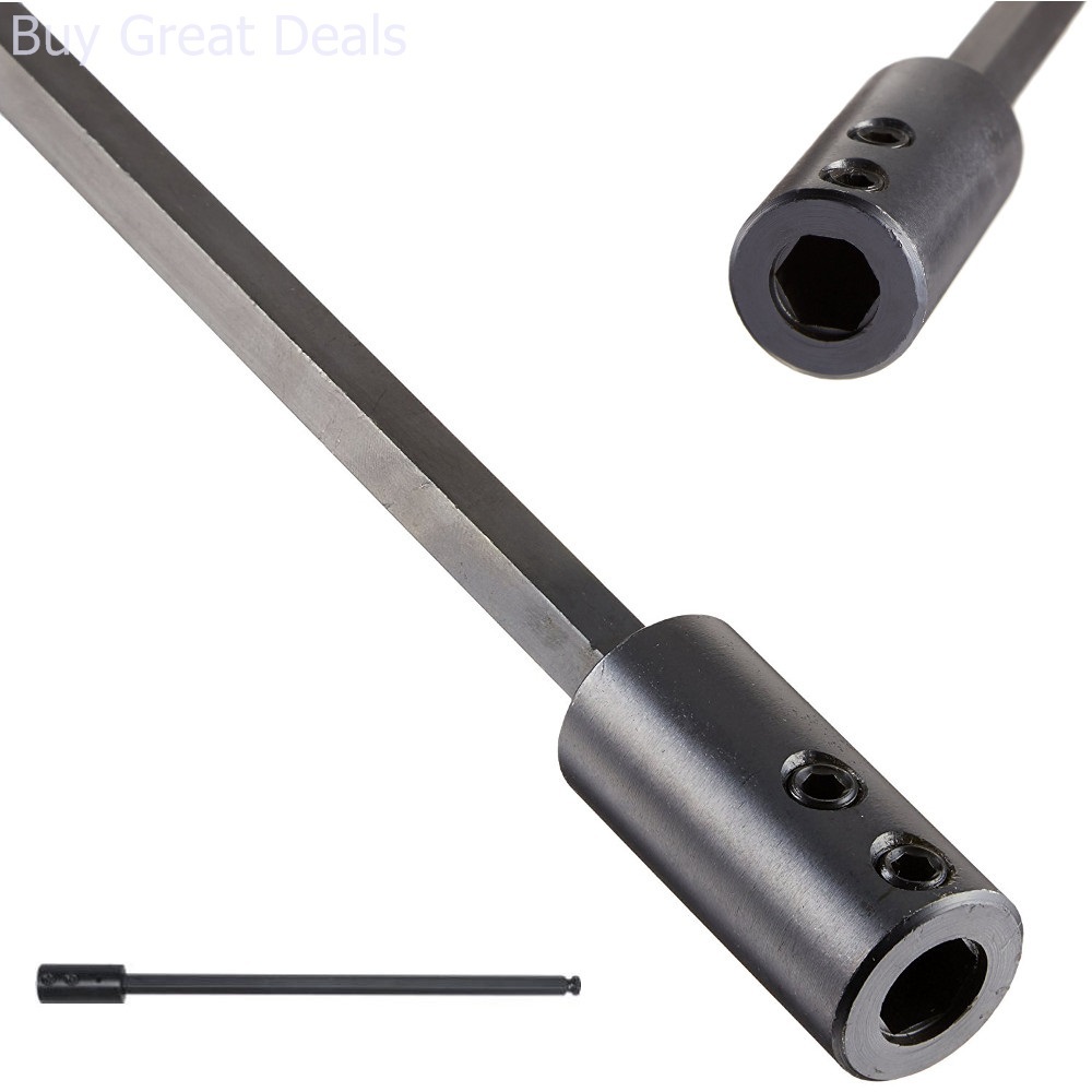 Lenox 12Inch Hole Saw Arbor Extension With 1/2Inch Chuck New