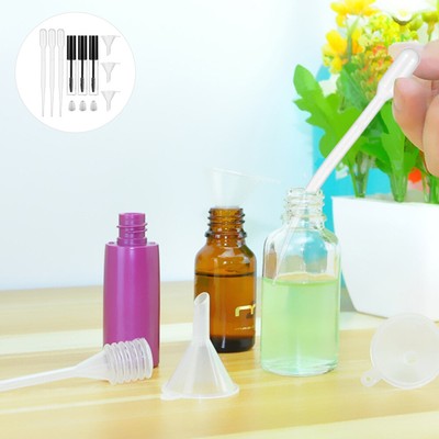  9 Pcs Mascara Tube Empty Eyeliner Refillable Bottles Clear for Eyelashes Liquid