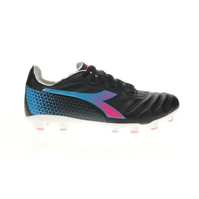 diadora Brasil Elite Gr Lt Lp12 Soccer Cleats Womens Black, Blue Sneakers Athlet
