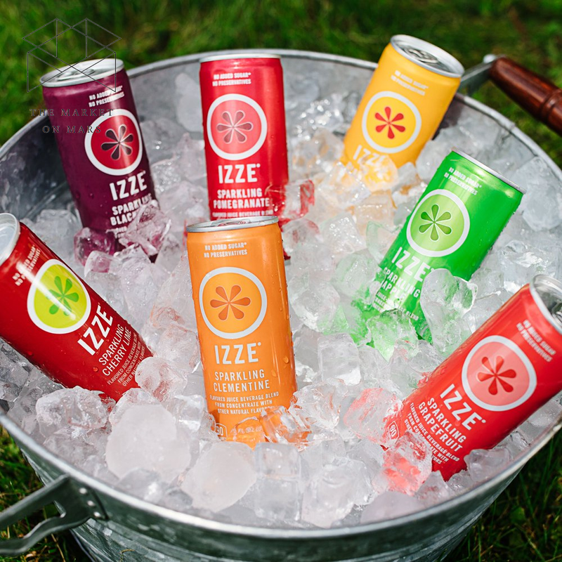 IZZE Sparkling Juice Drink 4 Flavor Variety Pack, 8.4 Oz, 24 Pack Cans 💪💪💪