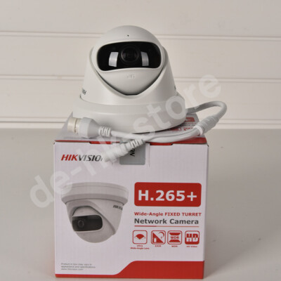 Hikvision DS-2CD2345G0P-I 4MP 180° Wide Angle Security Camera H.265+ IR PoE WDR
