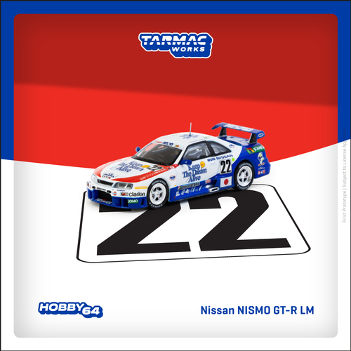 Tarmac Works 1/64 Nissan NISMO GT-R LM 24h of Le Mans 1995