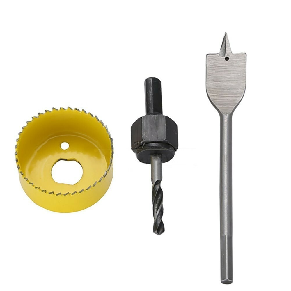 Punta Trapano Per Foro Set 3 Pezzi Frese Fresa A Tazza Circolare Legno dfh