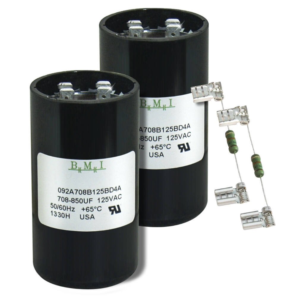 (2) PACK , 708850 UF MFD HVAC Motor Start Capacitors 125 VAC & 2