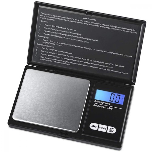 AMIR Taschenwaage, 200g/0,01g Digitale Feinwaage, Digitalwaage, Grammwaage,...