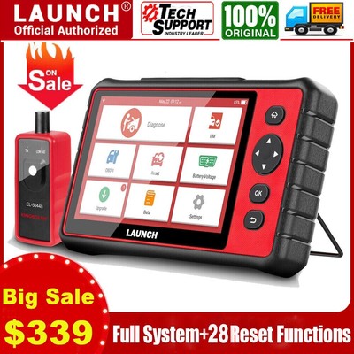 LAUNCH CRP909E Elite OBD2 Scanner Full System Car Diagnostic Tool ECU Key Coding