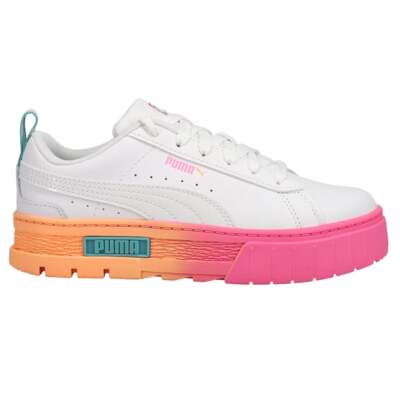

Белые кроссовки Puma Mayze Daybreak Platform Youth Girls Повседневная обувь 388314-01, Белый, Puma Mayze Daybreak Platform Youth